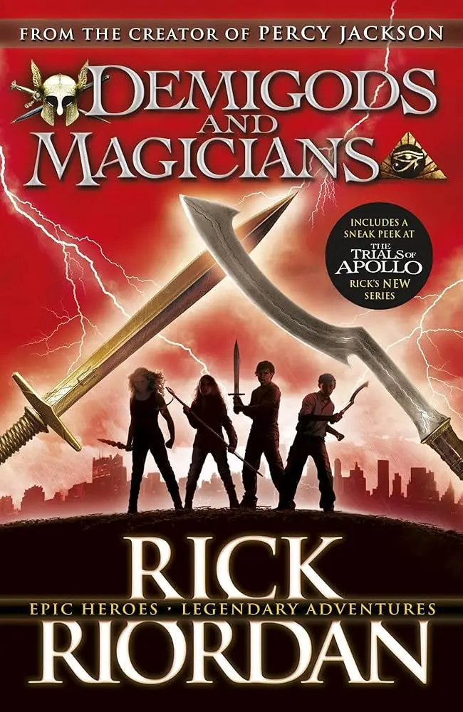 Cover of Demigods and Magicians by Rick Riordan.