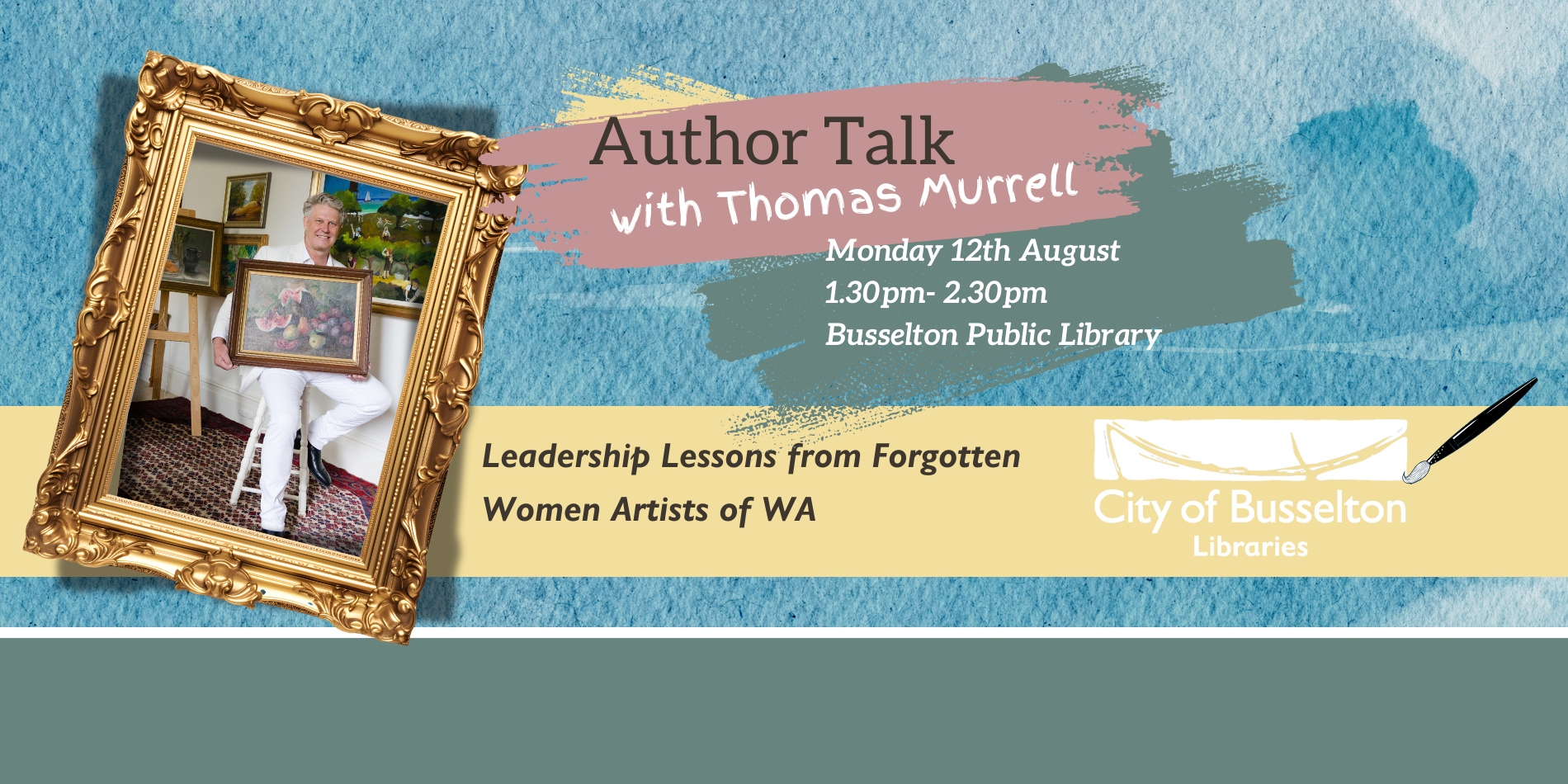 Thomas Murrell, Author visit at the Busselton Library.