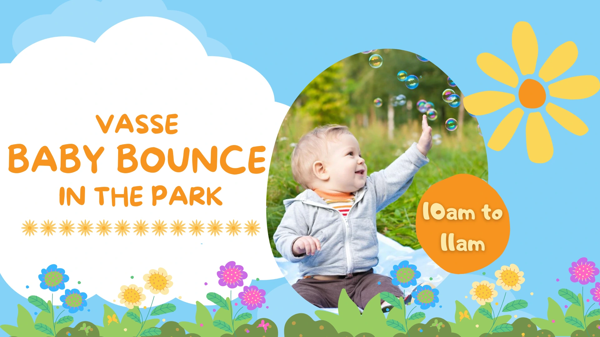 Baby Bounce, in the park in Vasse