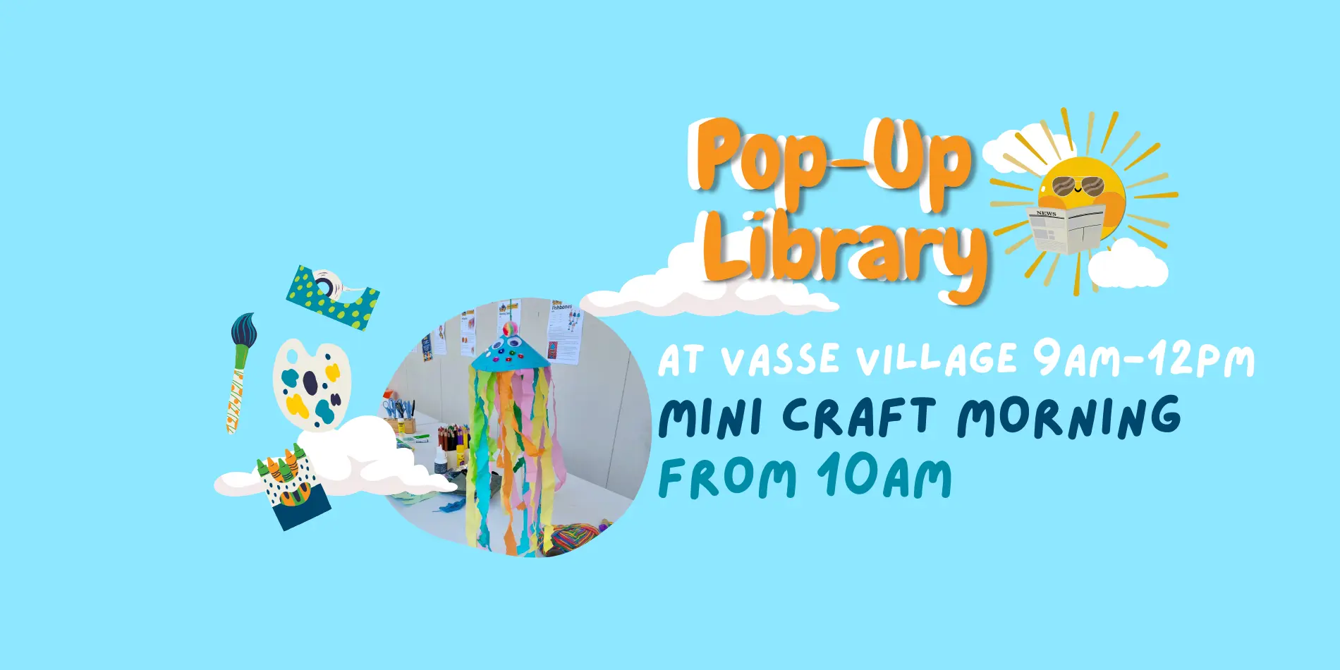 Mini Craft Morning at Vasse Village Pop-Up Library